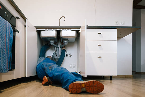Professional Plumbing technician working in Maine, NY